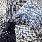 植物柄などが美しいどんざの刺しゅう=淡路市野島常盤