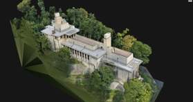 制作中のヨドコウ迎賓館のVR画像(ハコスコ提供) 制作中のヨドコウ迎賓館のVR画像(ハコスコ提供)