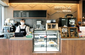 共生と交流の場として役割を果たすカフェ=芦屋市精道町、芦屋市役所本庁舎北館1階 共生と交流の場として役割を果たすカフェ=芦屋市精道町、芦屋市役所本庁舎北館1階