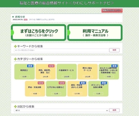 病院や地域活動の情報が一元化された「かわにしサポートナビ」 病院や地域活動の情報が一元化された「かわにしサポートナビ」