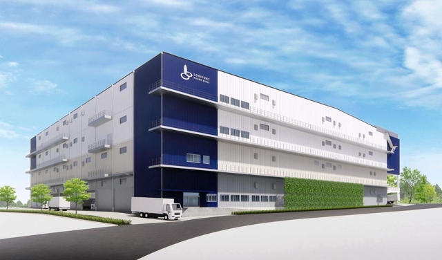 神戸複合産業団地に来年完成予定の物流倉庫「ロジポート神戸西(仮称)」(神戸市提供)