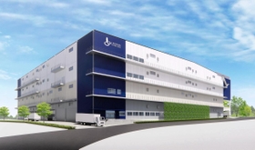 神戸複合産業団地に来年完成予定の物流倉庫「ロジポート神戸西(仮称)」(神戸市提供)