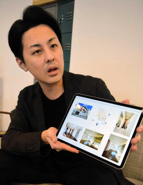 神戸市内でのビジネス展開を語るリブ・サーチの福井隆太郎社長=神戸市中央区磯上通4