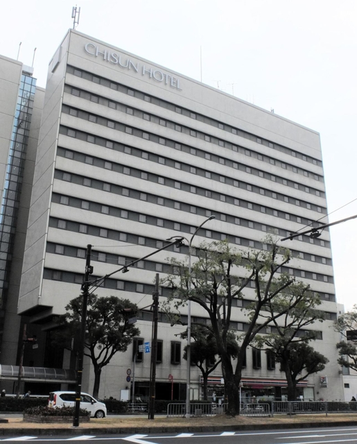 3月21日で営業を終えるチサンホテル神戸=神戸市中央区