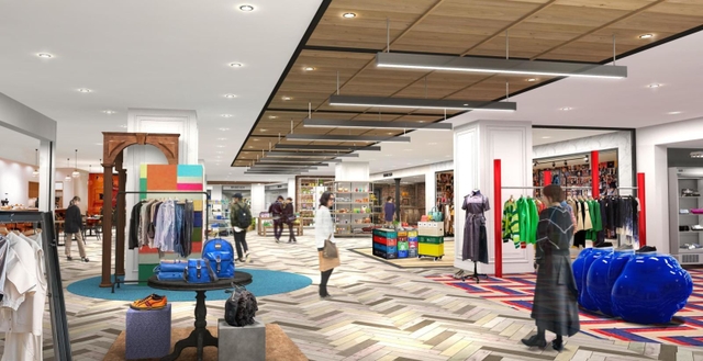 新館3階にオープンするモード系ファッション売り場のイメージ(エイチ・ツー・オーリテイリング提供)