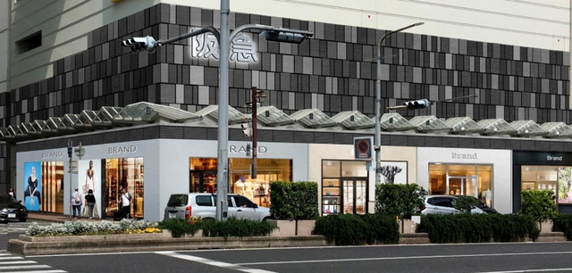 新館1階で今年6月下旬以降にオープンする高級ブランドの店舗イメージ(エイチ・ツー・オーリテイリング提供)