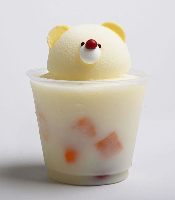 鹿児島名物「しろくま」をアレンジしたアイス(大丸神戸店提供)