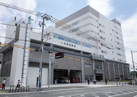 新しく完成した兵庫消防署=神戸市兵庫区荒田町1 新しく完成した兵庫消防署=神戸市兵庫区荒田町1