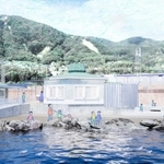 須磨海づり公園陸上施設のリニューアルイメージ(共同事業体提供)