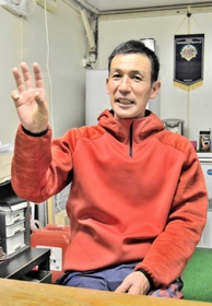 西脇工業高校時代の翁田大勢投手を指導した木谷忠弘監督=西脇市野村町 西脇工業高校時代の翁田大勢投手を指導した木谷忠弘監督=西脇市野村町