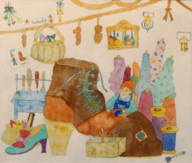 在宅でも熱心に作品を作り続けた 在宅でも熱心に作品を作り続けた