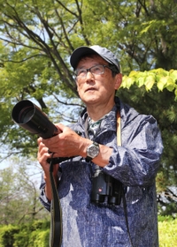 野鳥愛好家・森田俊司さん 野鳥愛好家・森田俊司さん