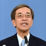 「兵庫で働き続けたい気持ちから知事を志した」と話す金沢和夫氏=神戸市中央区