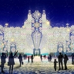 来年1月開幕の神戸ルミナリエで、メリケンパークに設置する作品「海を望む宮殿」のイメージ©Kobe Luminarie O.C.