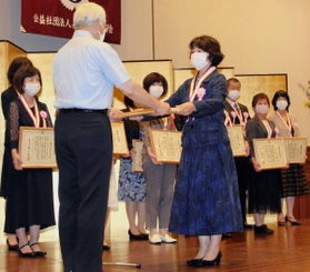 兵庫県看護功績賞で表彰される受賞者=神戸市中央区下山手通4 兵庫県看護功績賞で表彰される受賞者=神戸市中央区下山手通4