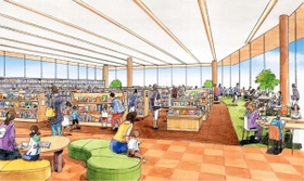 新しい垂水図書館のイメージ(神戸市提供) 新しい垂水図書館のイメージ(神戸市提供)