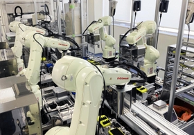 新たに開発された「自動PCR検査ロボットシステム」=神戸市西区室谷1、シスメックス研究開発センター(シスメックス提供) 新たに開発された「自動PCR検査ロボットシステム」=神戸市西区室谷1、シスメックス研究開発センター(シスメックス提供)