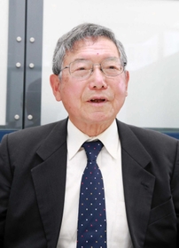 関西学院大の前野育三名誉教授=神戸市中央区 関西学院大の前野育三名誉教授=神戸市中央区