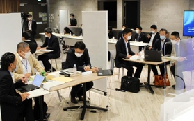 大阪・関西万博に向け、自治体の首長らが交流を深めたキックオフイベント=東京都港区 大阪・関西万博に向け、自治体の首長らが交流を深めたキックオフイベント=東京都港区