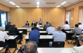 来春の「丹波篠山ABCマラソン」について話し合う実行委員会=丹波篠山市民センター 来春の「丹波篠山ABCマラソン」について話し合う実行委員会=丹波篠山市民センター