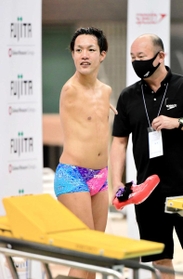 生まれつき両腕がないパラ水泳メダリストの中村智太郎=7日、宮城県利府町のセントラルスポーツ宮城G21プール(提供=JPSF・X-1) 生まれつき両腕がないパラ水泳メダリストの中村智太郎=7日、宮城県利府町のセントラルスポーツ宮城G21プール(提供=JPSF・X-1)