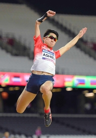 2017年の世界選手権で5位に入った芦田創。2大会連続のパラリンピック出場に向け、吉報を待つ=ロンドン 2017年の世界選手権で5位に入った芦田創。2大会連続のパラリンピック出場に向け、吉報を待つ=ロンドン