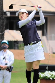第2日、通算5アンダーで18位に浮上した古江彩佳 第2日、通算5アンダーで18位に浮上した古江彩佳