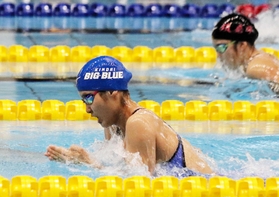 女子50メートル平泳ぎを大会新記録で2連覇した岡田侑奈 女子50メートル平泳ぎを大会新記録で2連覇した岡田侑奈