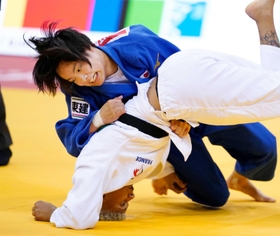柔道女子52キロ級の阿部詩 柔道女子52キロ級の阿部詩