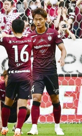 自身2度目のリーグ戦となったFC東京戦で白星に貢献した神戸の尾崎=5月27日、ノエビアスタジアム神戸 自身2度目のリーグ戦となったFC東京戦で白星に貢献した神戸の尾崎=5月27日、ノエビアスタジアム神戸