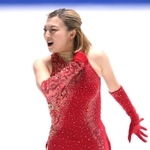 女子SP 安定感のある演技を見せ、首位発進した坂本花織(撮影・堀内翔)