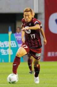 運動量を生かした守備が持ち味の神戸・田中英=6月18日、ノエビアスタジアム神戸 運動量を生かした守備が持ち味の神戸・田中英=6月18日、ノエビアスタジアム神戸