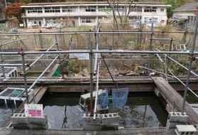 旧黒川小中学校を活用した日本ハンザキ研究所=朝来市生野町黒川 旧黒川小中学校を活用した日本ハンザキ研究所=朝来市生野町黒川