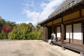 特別公開が始まった本岡家住宅=加古川市東神吉町天下原 特別公開が始まった本岡家住宅=加古川市東神吉町天下原
