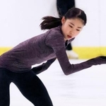 ロンバルディア杯の公式練習で調整する住吉りをん=ベルガモ(共同)