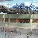 羽田空港に設置されるゴジラの巨大モニュメントのイメージ(TM&(C) TOHO CO.,LTD.)