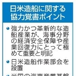 日米造船に関する協力覚書ポイント