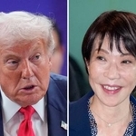 高市首相(右)とトランプ米大統領(左はAP)