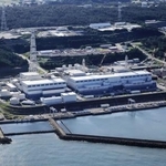 新潟県の東京電力柏崎刈羽原発の(左から)5号機、6号機、7号機=2024年9月