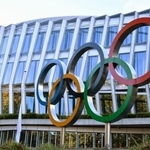 スイス・ローザンヌのIOC本部=28日(共同)