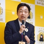 記者会見する熊本県の木村敬知事=29日午前、熊本県庁