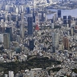 東京都心(共同通信社ヘリから)