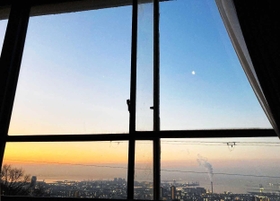 明け方の空 明け方の空