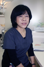 歯周病と全身の病気について話す高木景子院長=神戸市東灘区田中町1 歯周病と全身の病気について話す高木景子院長=神戸市東灘区田中町1