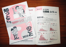 神戸市が作製した性感染症の啓発冊子 神戸市が作製した性感染症の啓発冊子