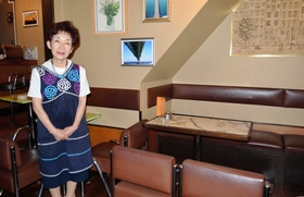 「お客さんとの触れ合いが宝物」と話す田中阜子さん=神戸市北区南五葉1 「お客さんとの触れ合いが宝物」と話す田中阜子さん=神戸市北区南五葉1