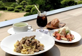 相楽園パーラーの日替わりランチ 相楽園パーラーの日替わりランチ