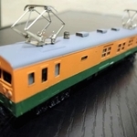 日本の物流を支えたクモニ143の模型(マグナム小林師所蔵)