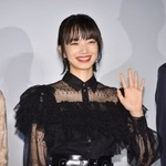 主演した映画『ムーンライト・シャドウ』の舞台挨拶で“CIAOちゅ~る”には勝てないと告白した小松菜奈(撮影・石井隼人)