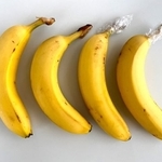 2本はそのまま常温放置、残り2本は軸にラップを巻いて野菜室へ